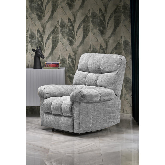 AMORE elektromos relax fotel, szín: szürke