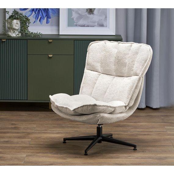 FOFANA forgó pihenőfotel, szín: krém