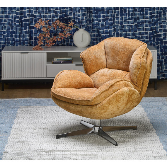 GUIDO forgó pihenőfotel, szín: mustársárga