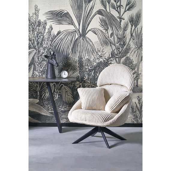 MERRY 2 forgó pihenőfotel, szín: krém