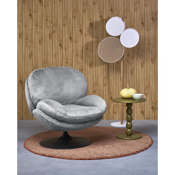 SHELL forgó pihenőfotel, szín: szürke