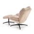 Kép 4/4 - PESTO fotel puffal, hinta funkcióval, szín: bézs