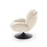 Kép 3/4 - SHELL forgó pihenőfotel, szín: krém